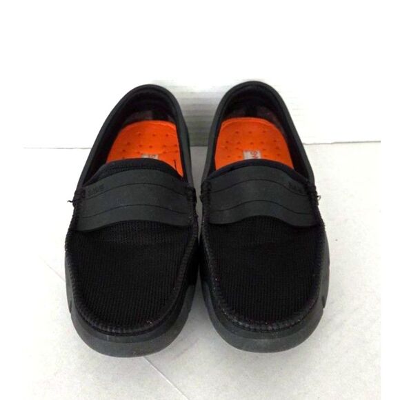 SWIMS Braided Penny Loafer Mens 8 Water Shoe Black Mesh Rubber Slip On Loafers main image 8